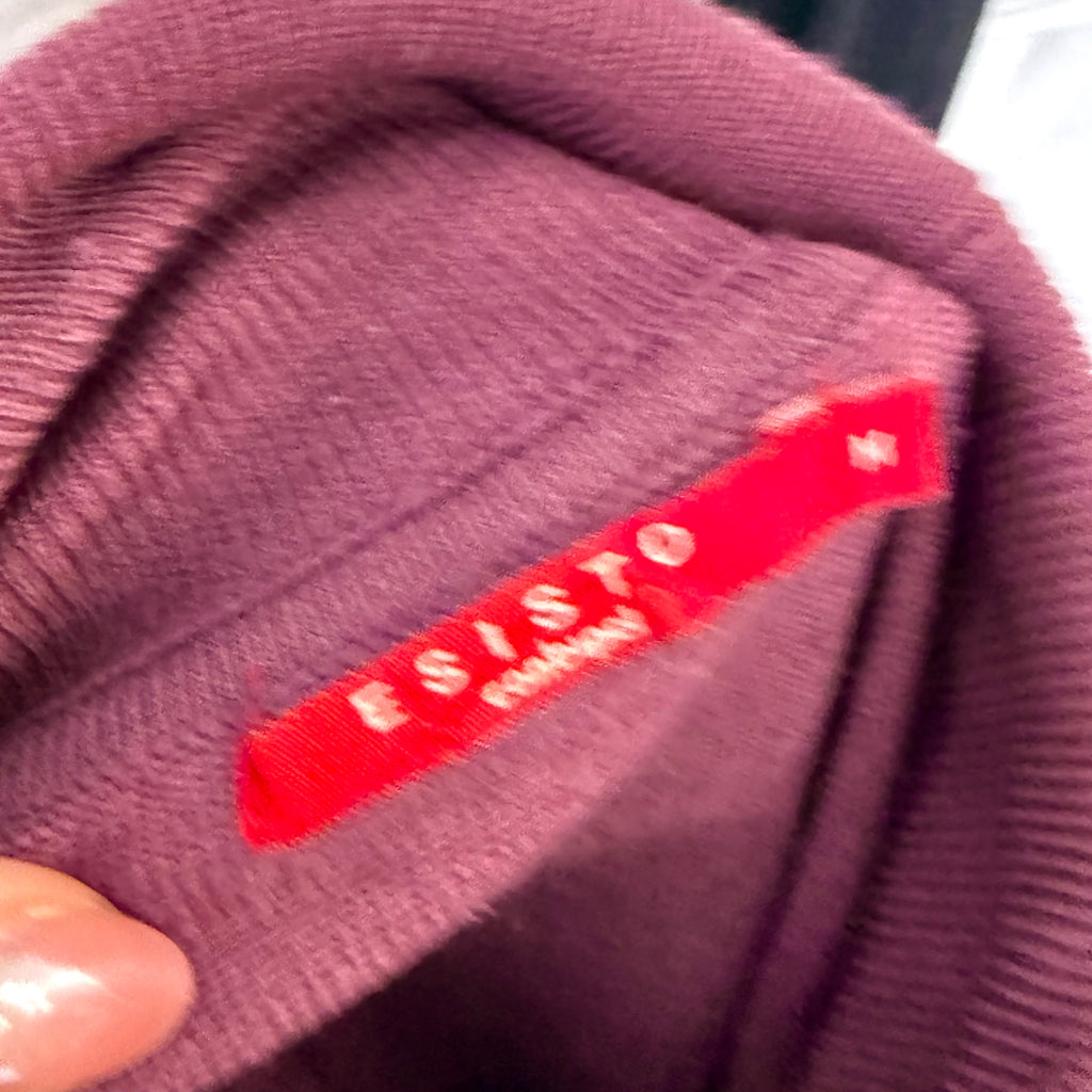 Purple/burgundy sleeveless turtleneck
