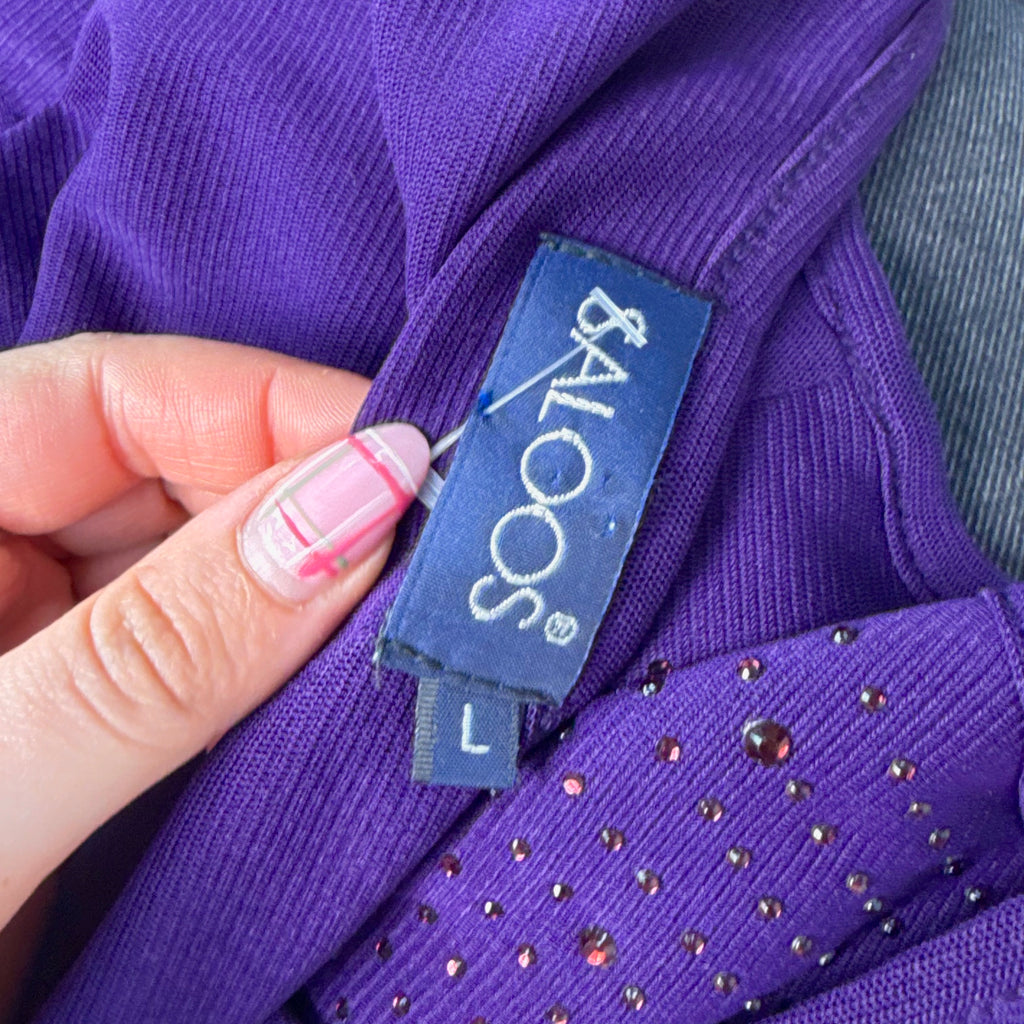 Purple gem cami top