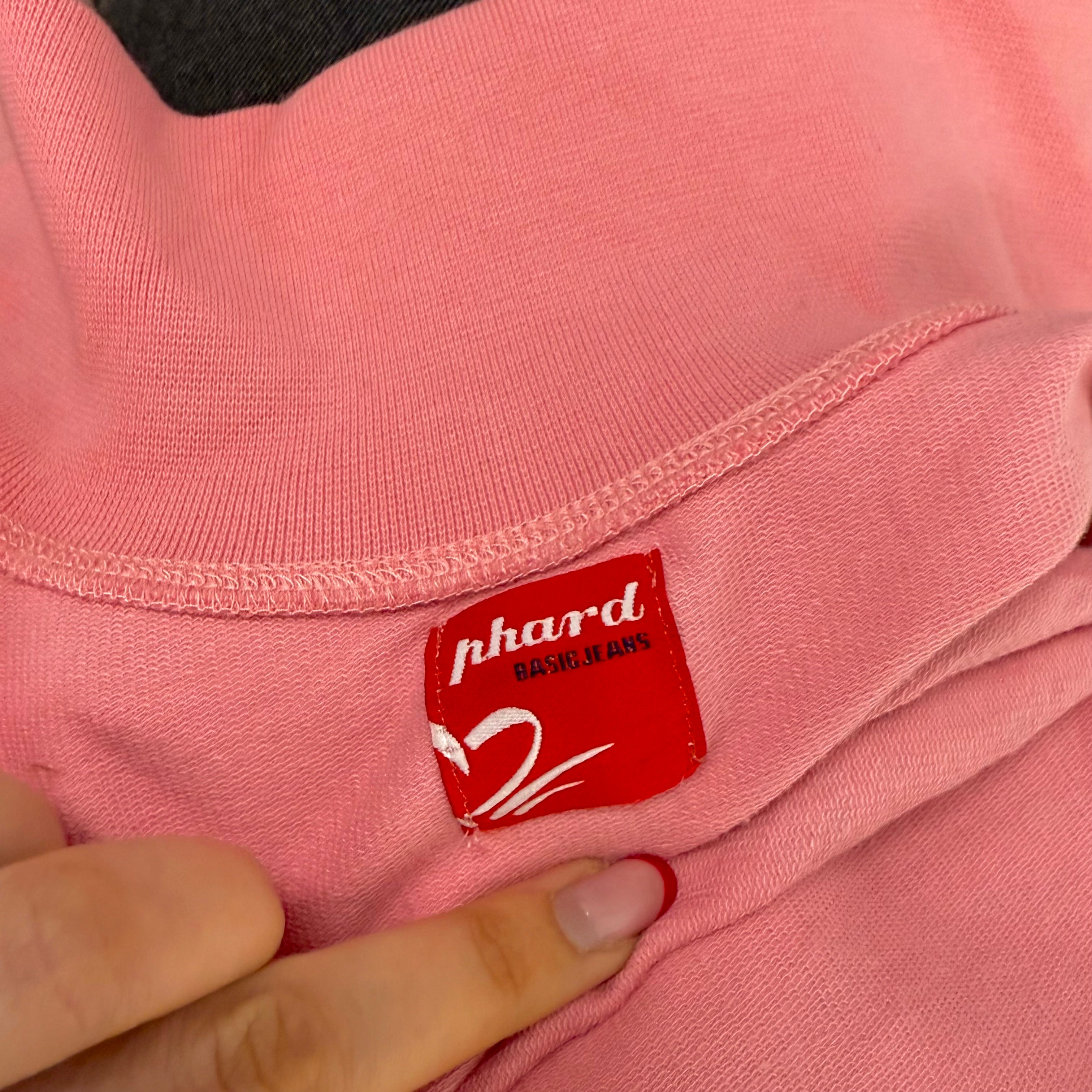 Pink and gold studded zip up