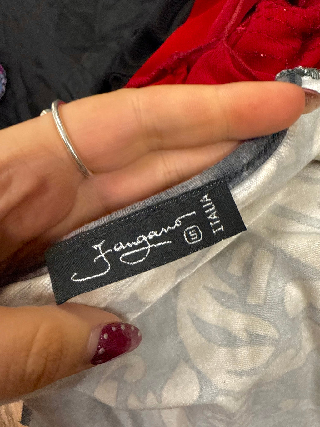 Grey animal printed baby tee