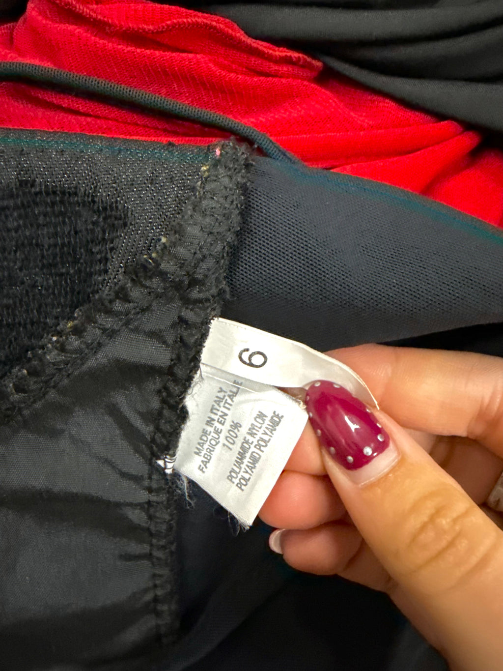 Black and green shiny corset style top