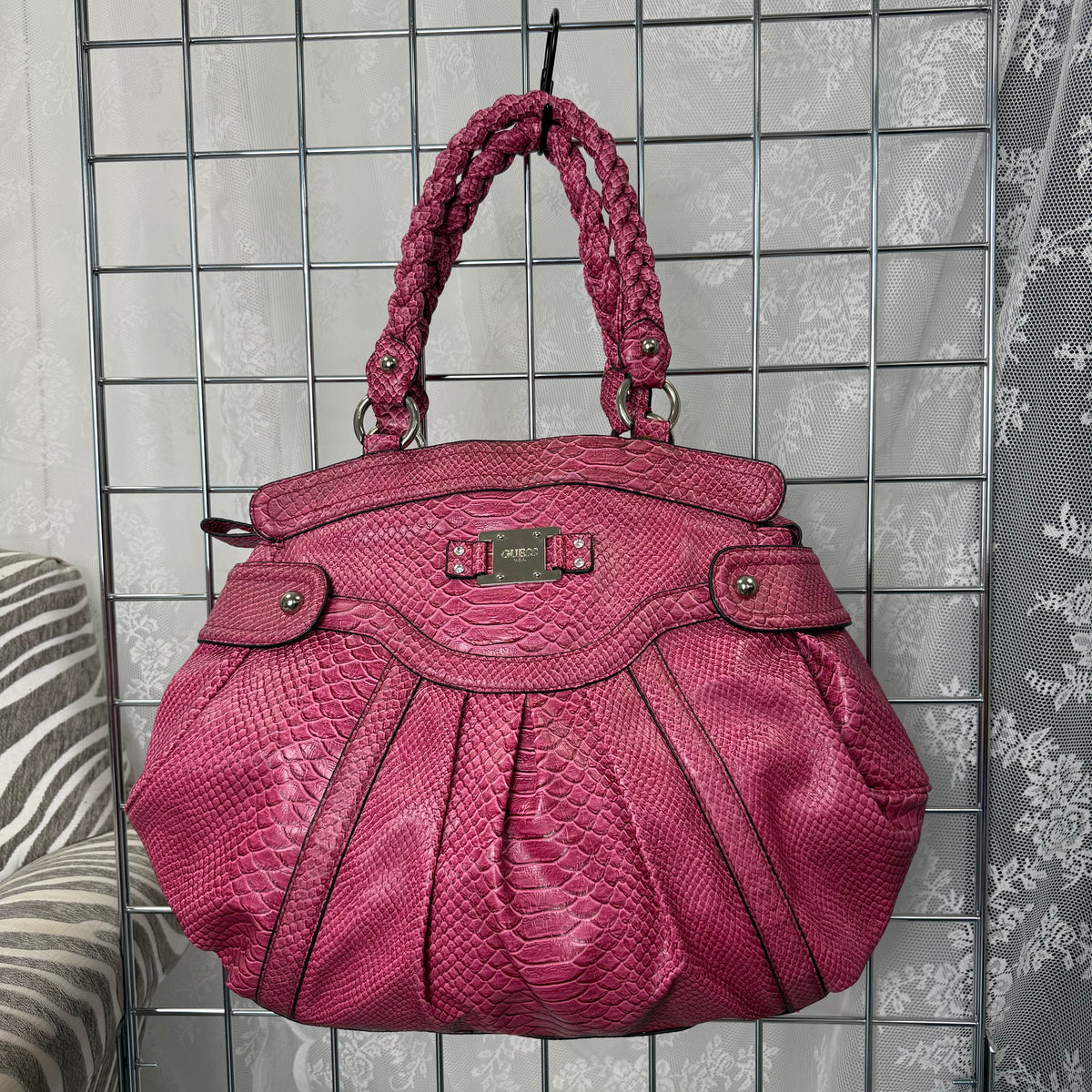Pink Large rare GUESS bag