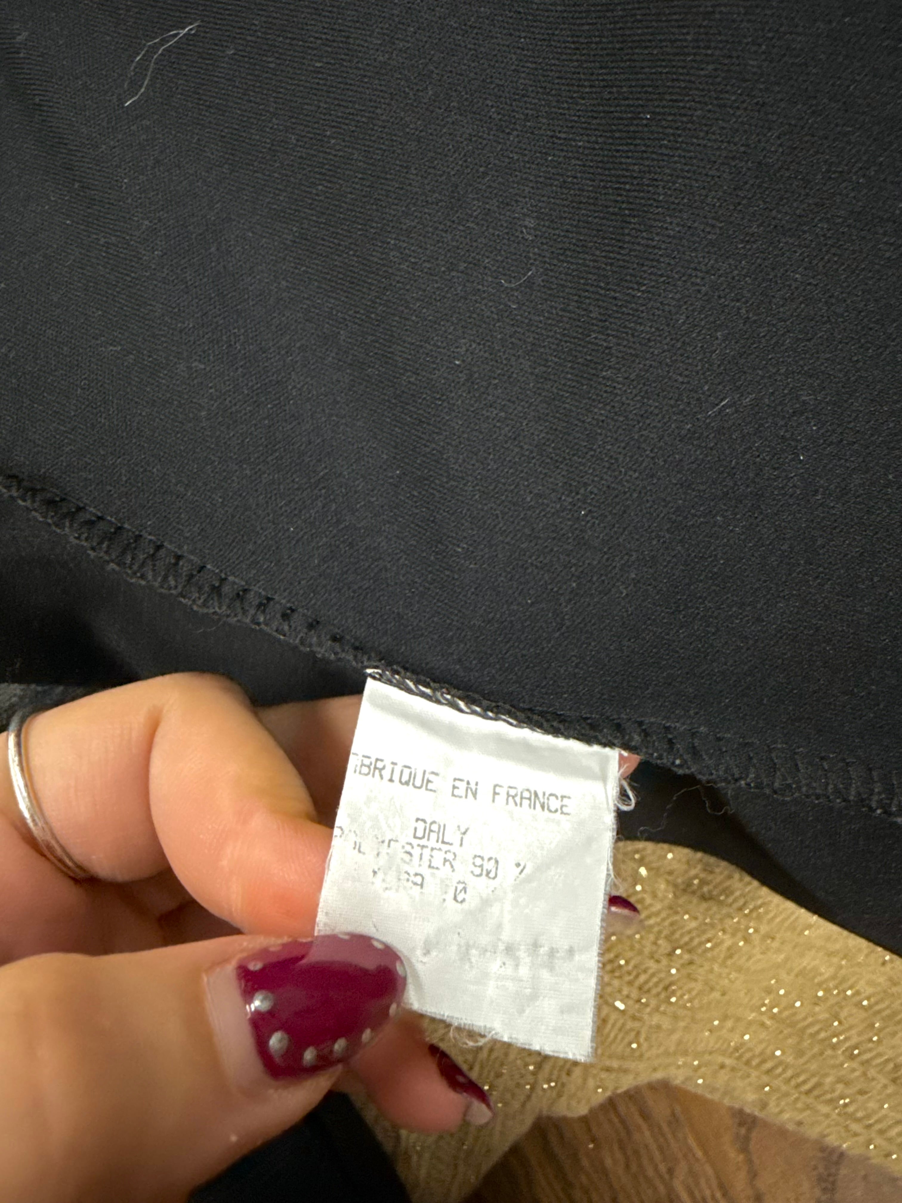 Black and Bluey/grey floral mesh long sleeved top