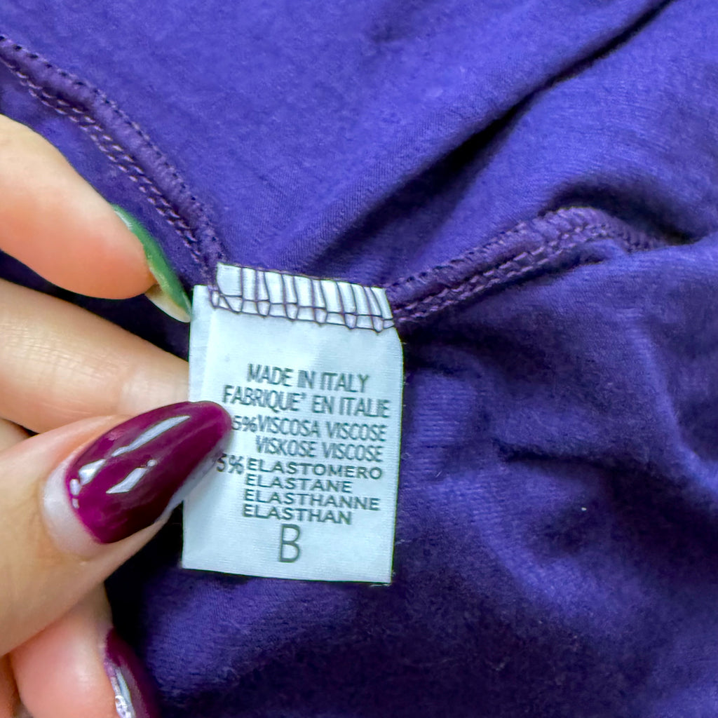 Purple sequin cami top