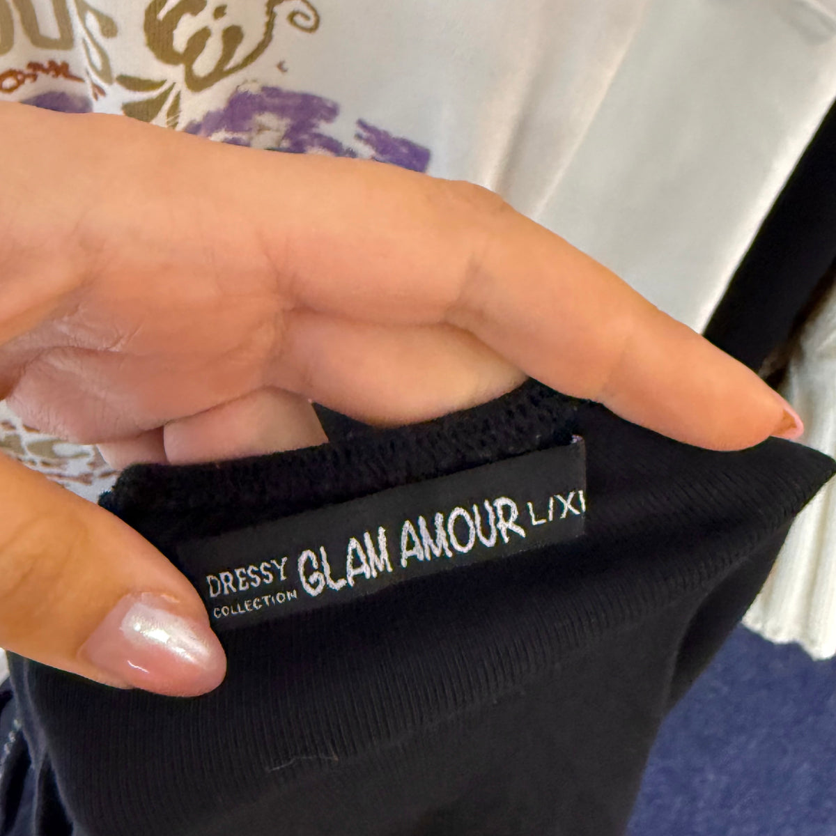 Black gem zip up cami