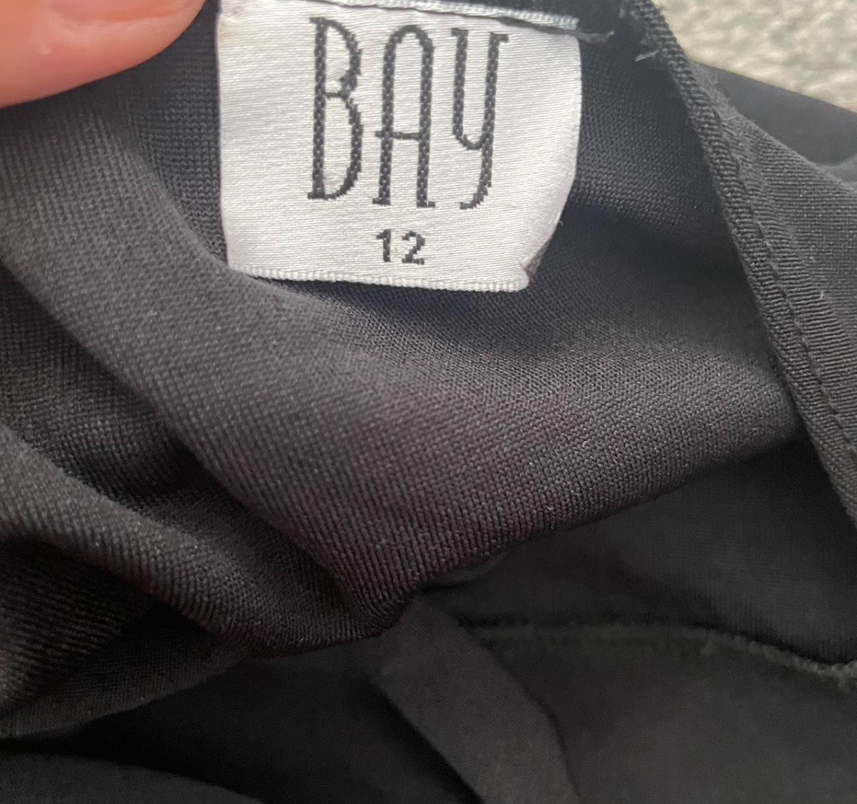 Black vintage blue and purple sparkly halterneck