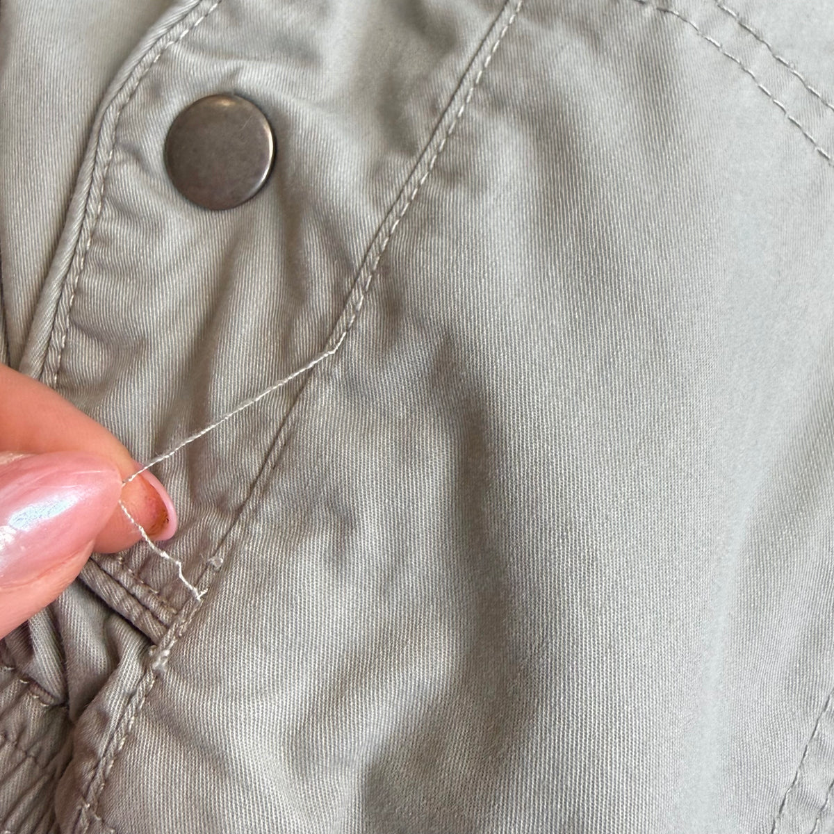 Light green cropped jacket