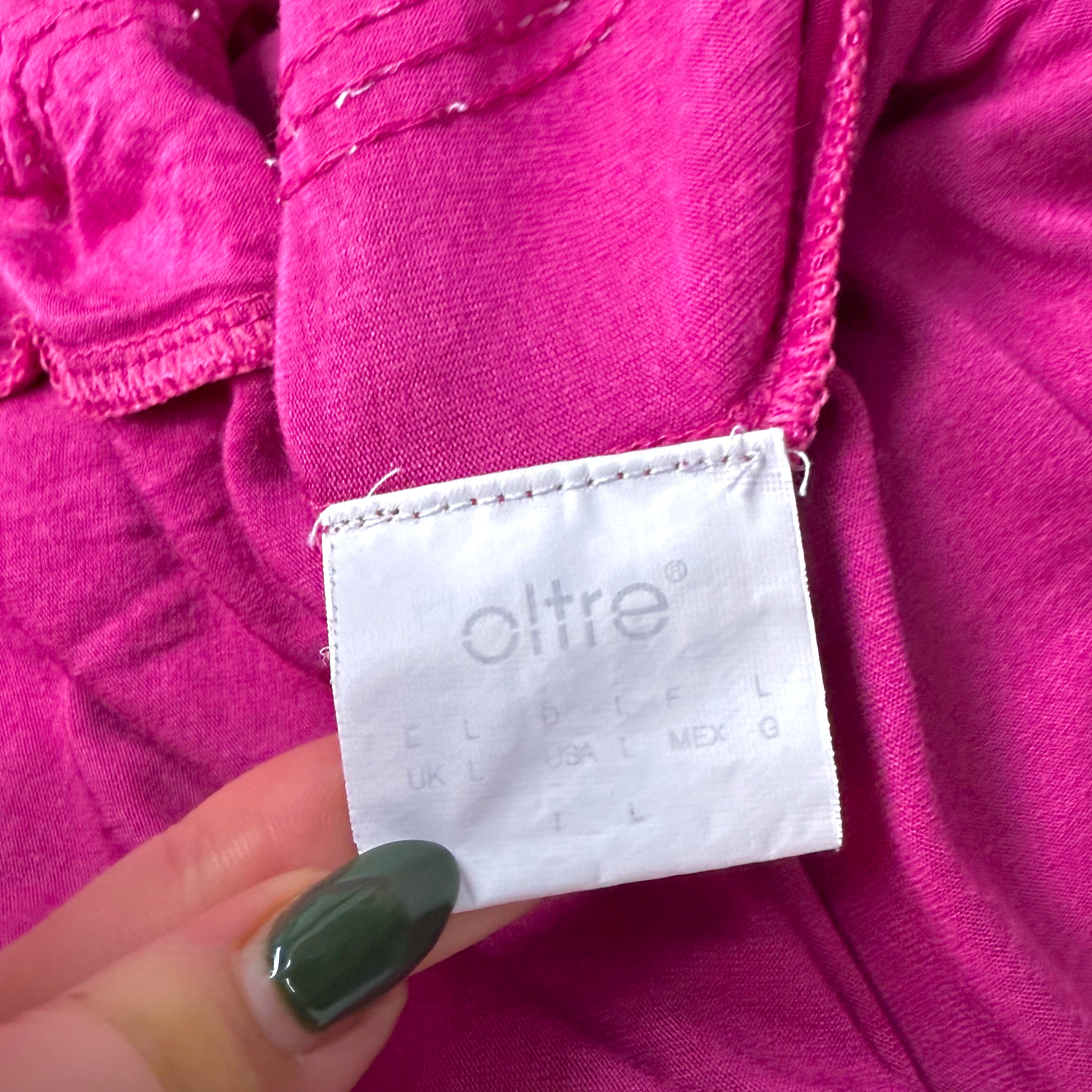 Pink sequin cami top