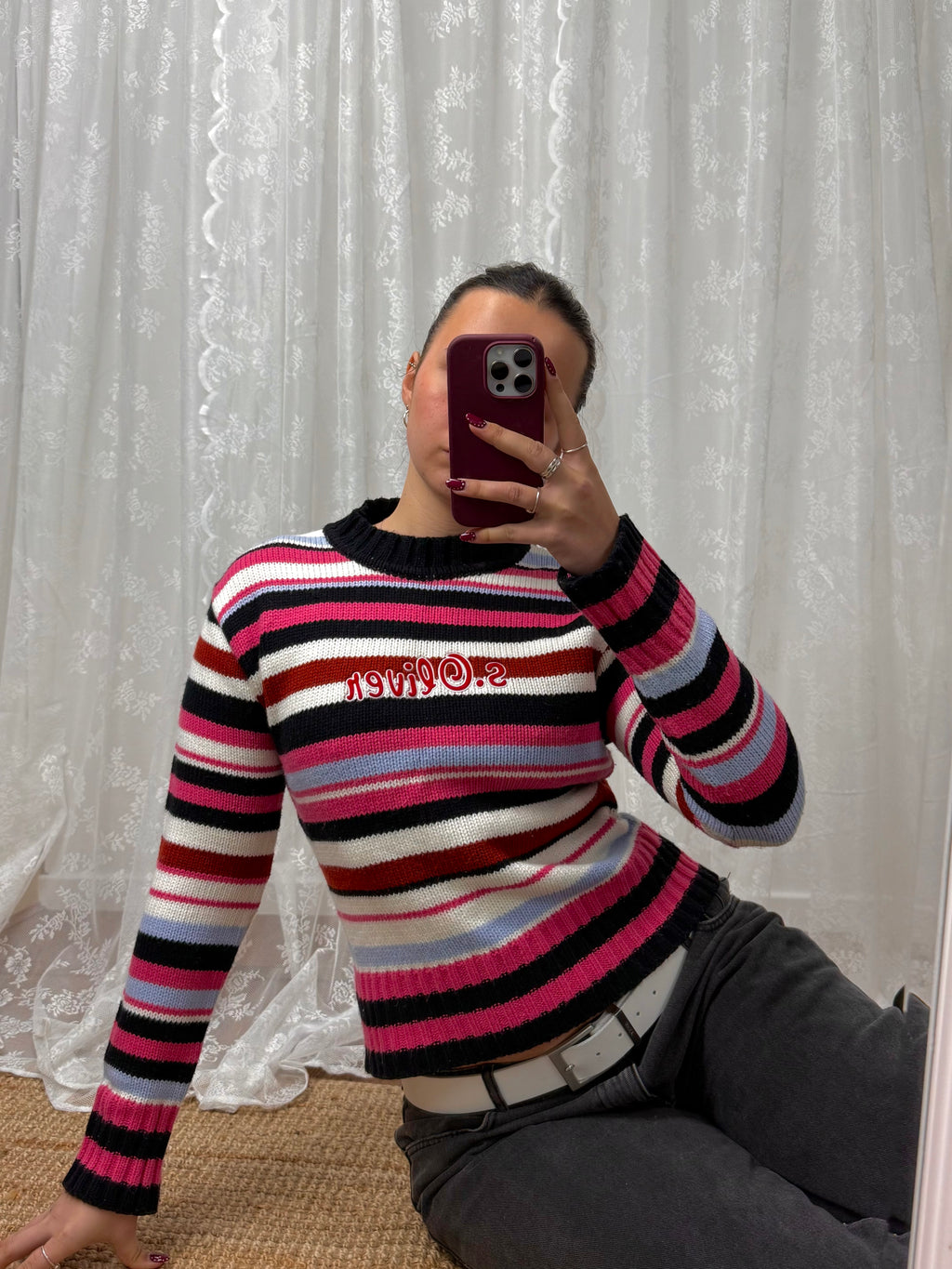 Vintage stripey turtleneck
