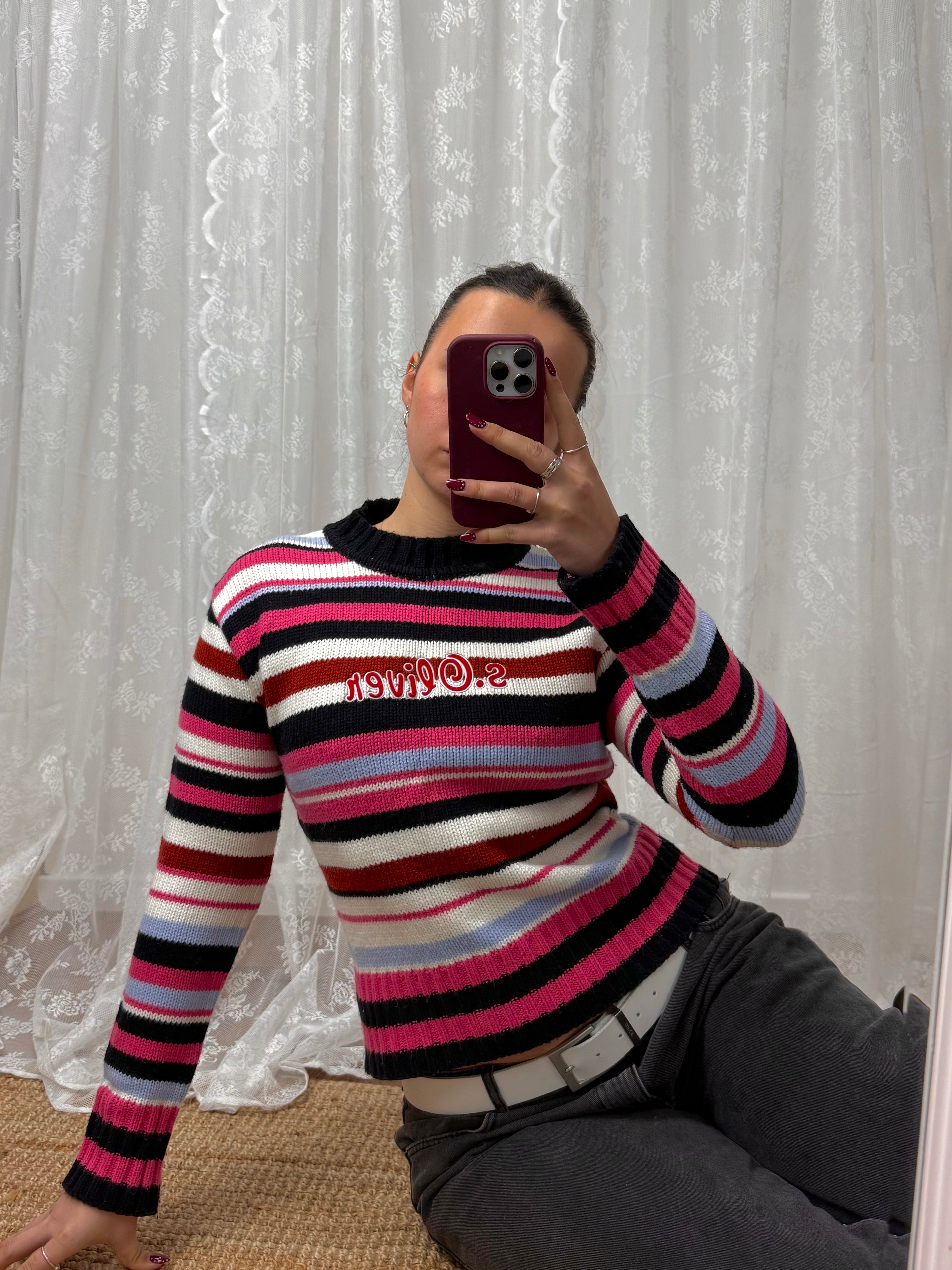 Vintage stripey turtleneck