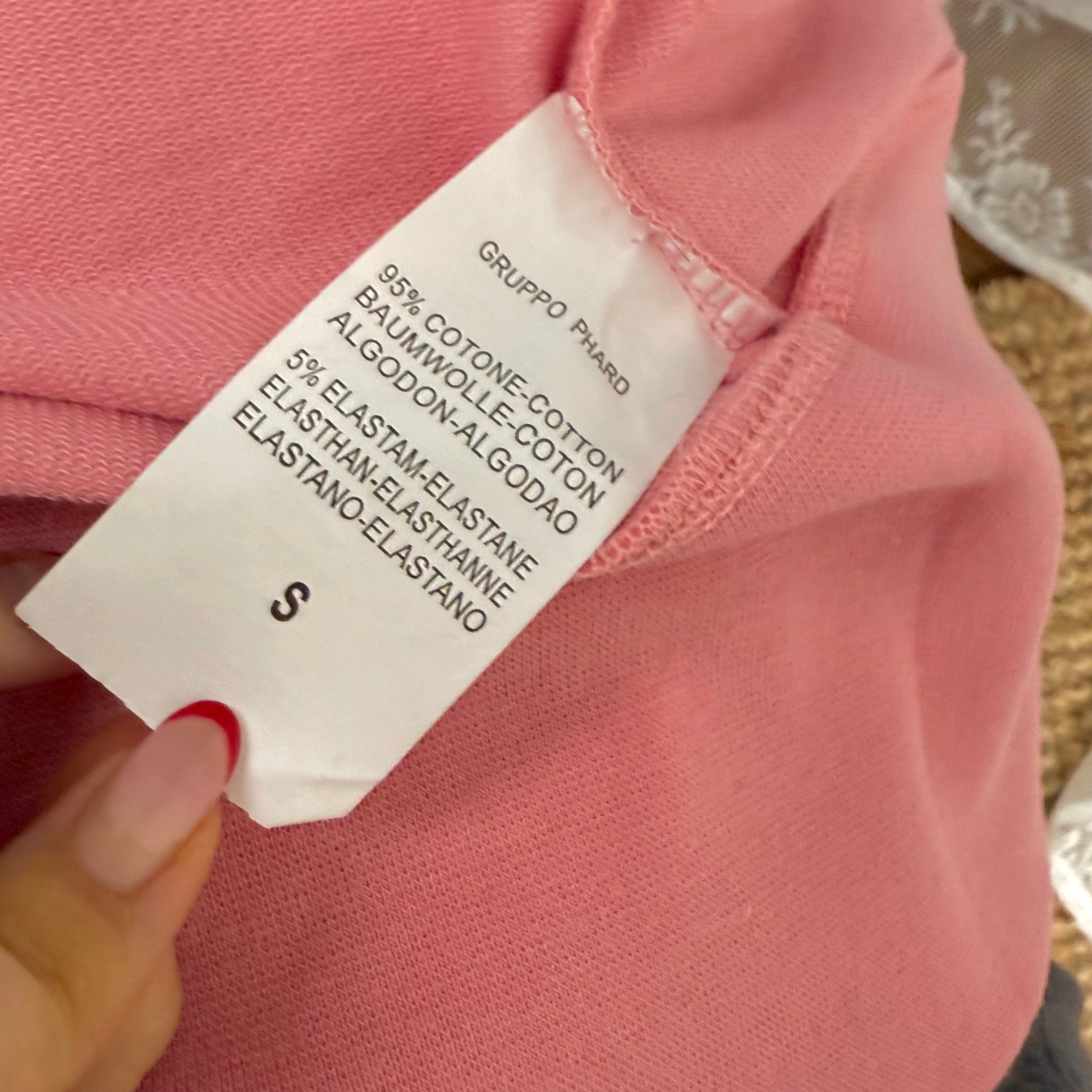 Pink and gold studded zip up