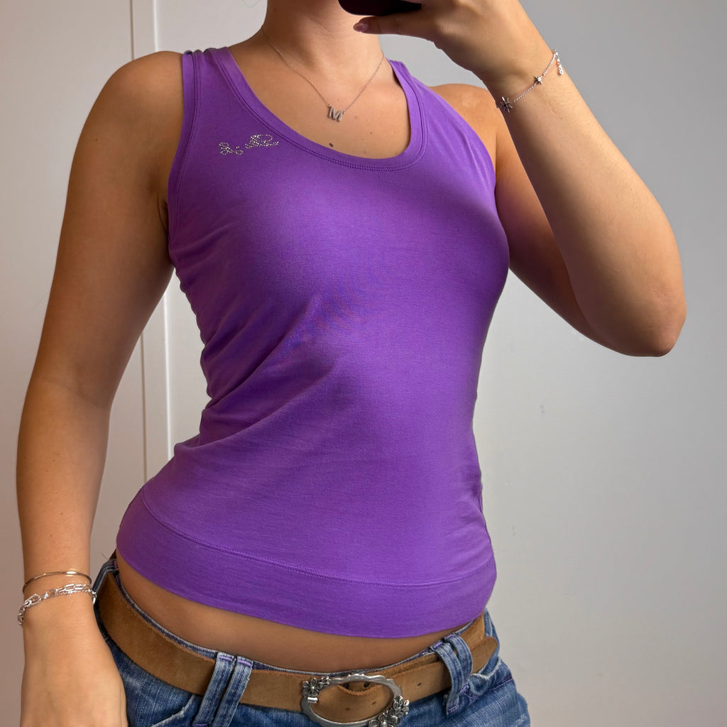Purple gem tank top