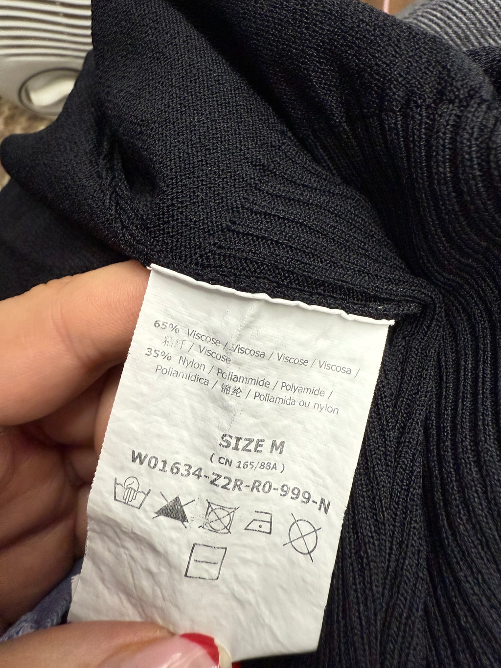 Black and white button up cardigan