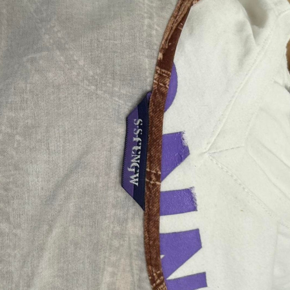 Brown Jean detailed tshirt