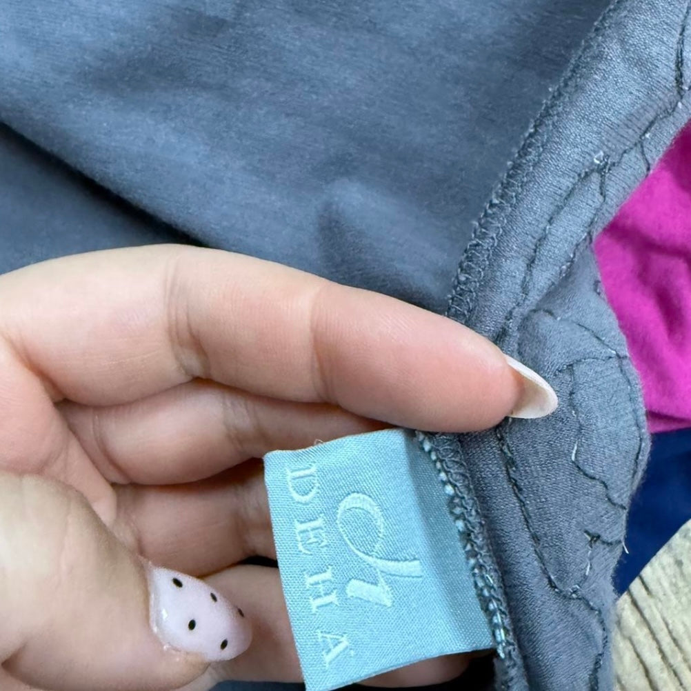 Grey sequin cami top